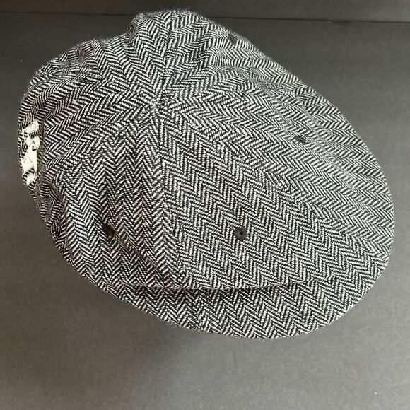 WWE Sami Zayn "Let's Go" Flat Cap Wrestling Gray Black Newsboy Driver Cabby - Picture 7 of 9